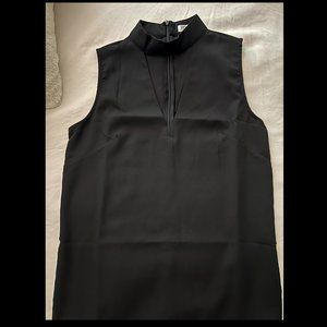 Black Cut out front Top